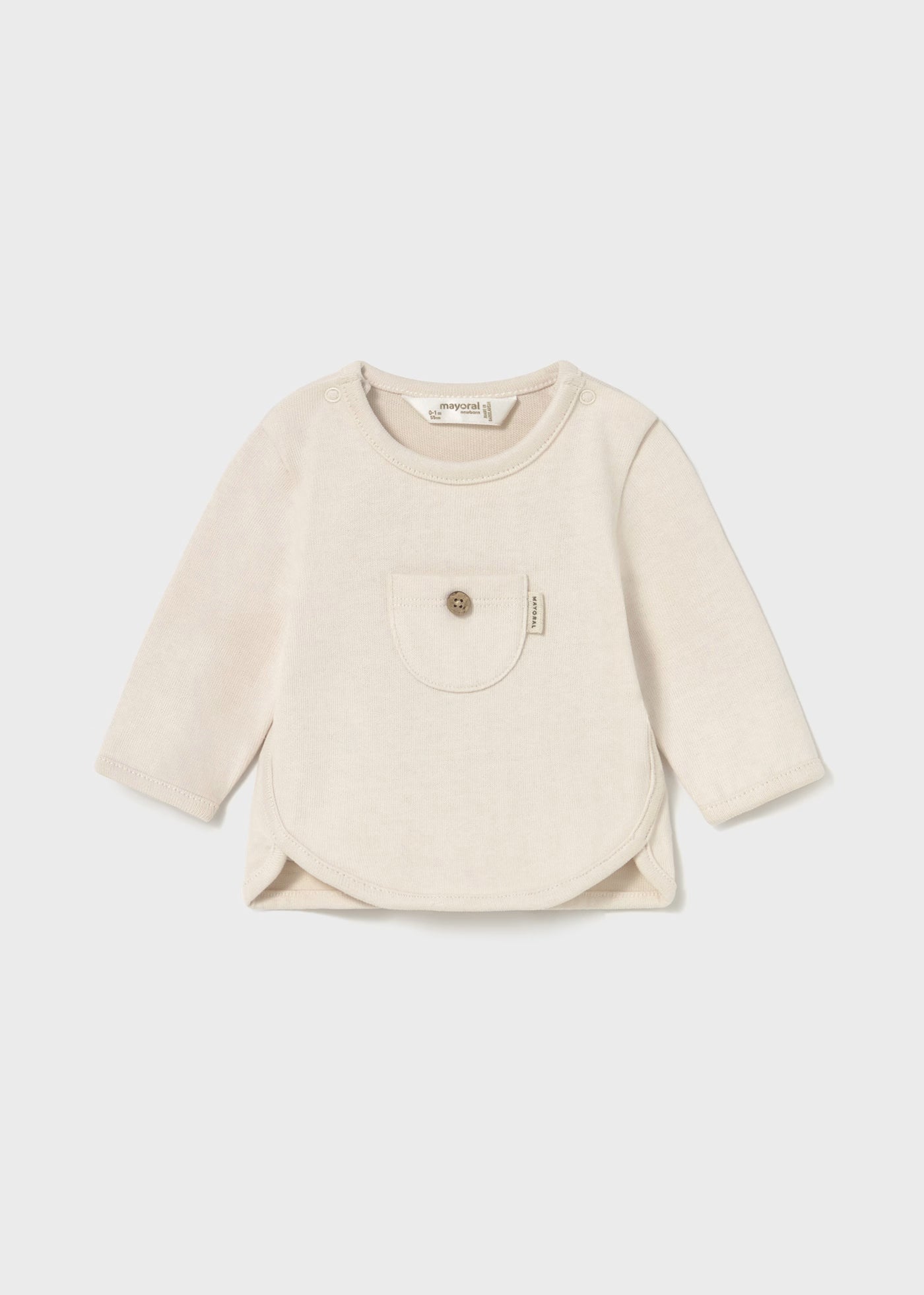 Camisola bolso recém nascido