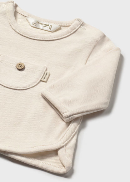 Camisola bolso recém nascido