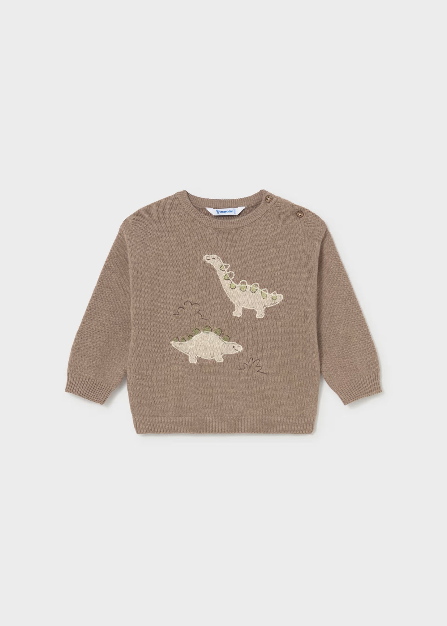 Camisola com dinossauro de malha de menino, mayoral