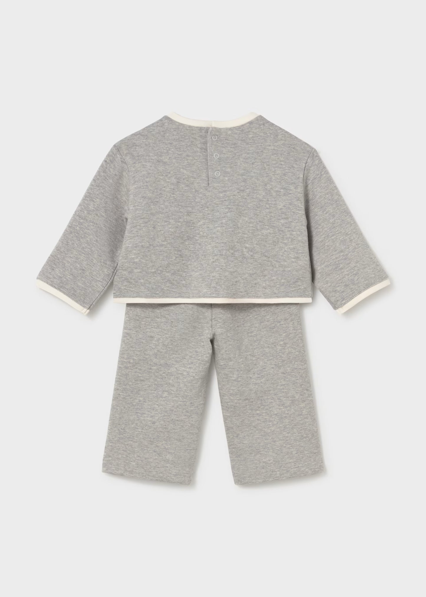 Conjunto calça e camisola cardada de bebé, mayoral