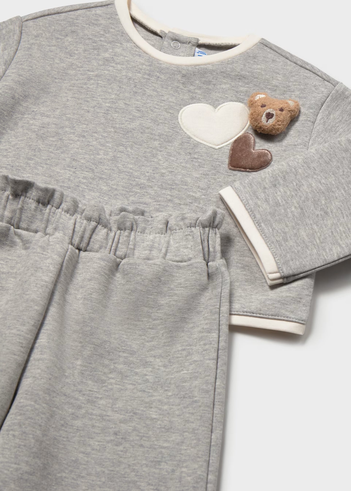 Conjunto calça e camisola cardada de bebé, mayoral