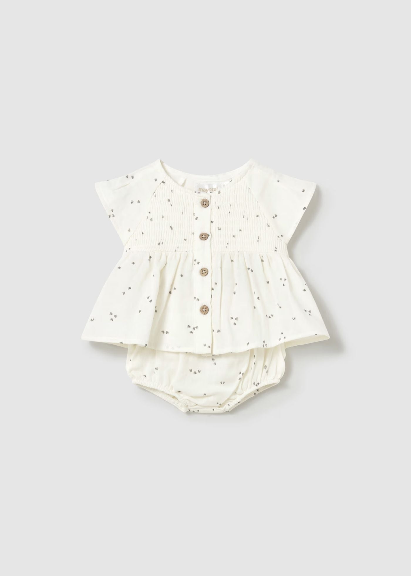 Conjunto tapa fralda e blusa recém nascida
