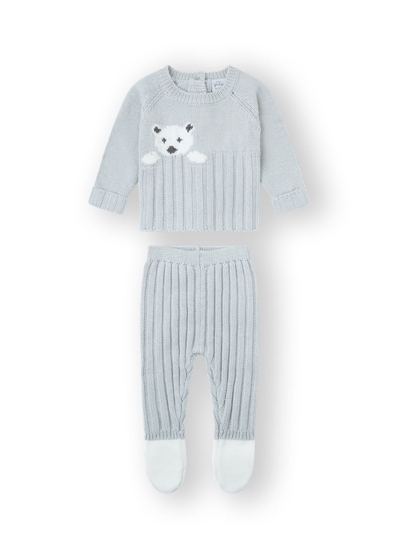 Conjunto camisola e calça para bebé