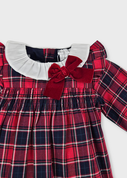 Vestido de bebé em algodão