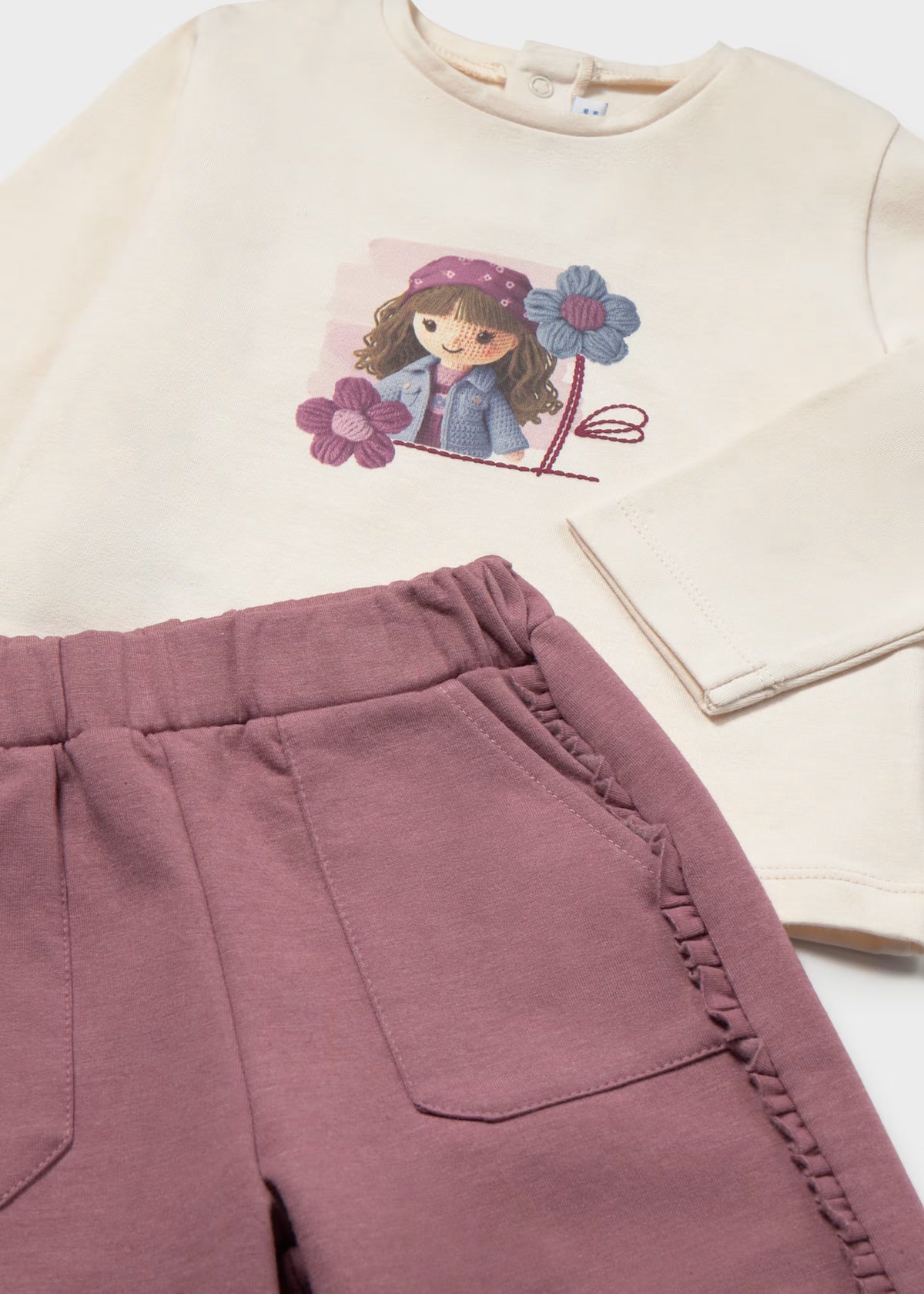 Fato treino de menina de blusa e calça com casaco, mayoral