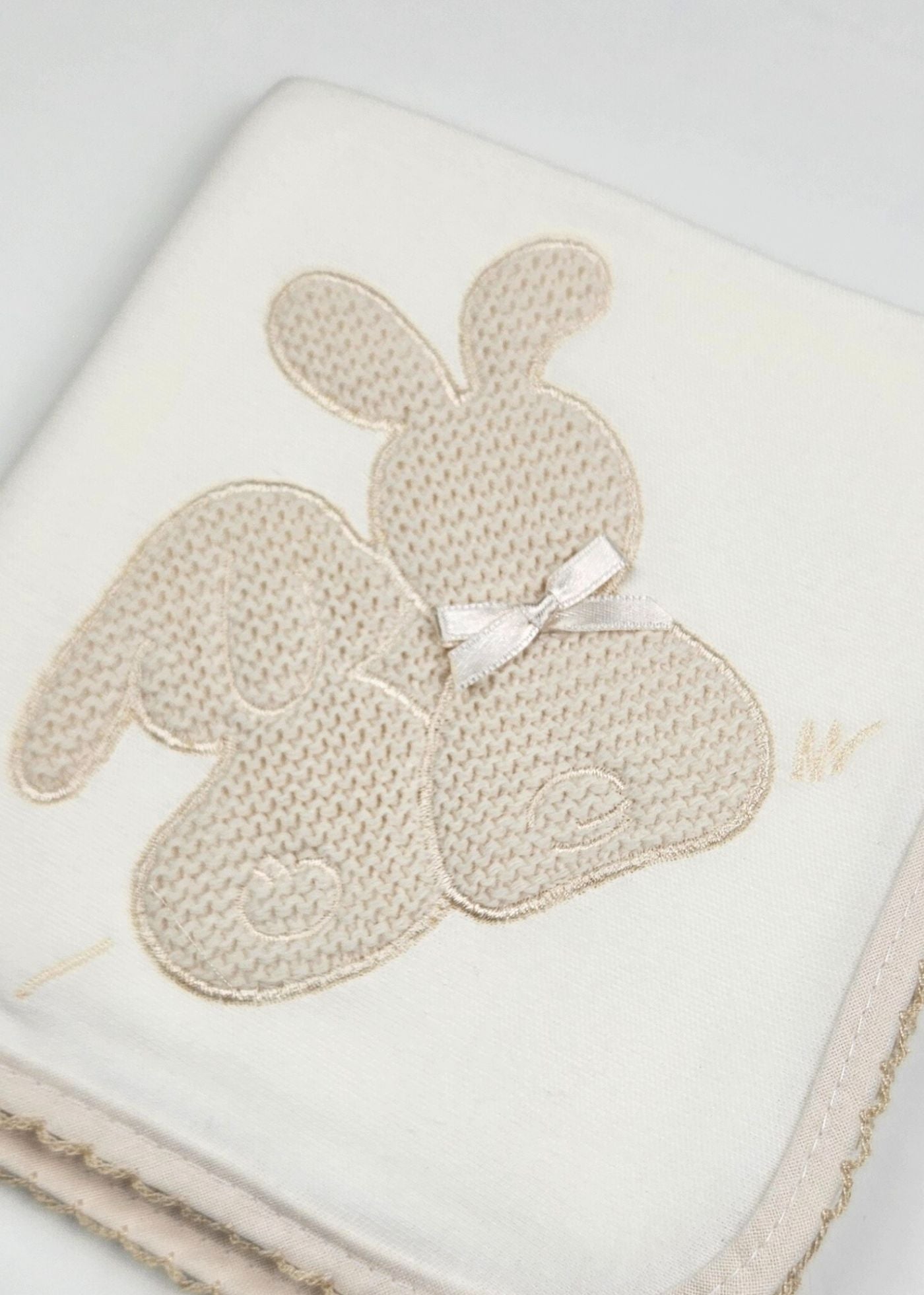 Fraldinha de algodão, bege