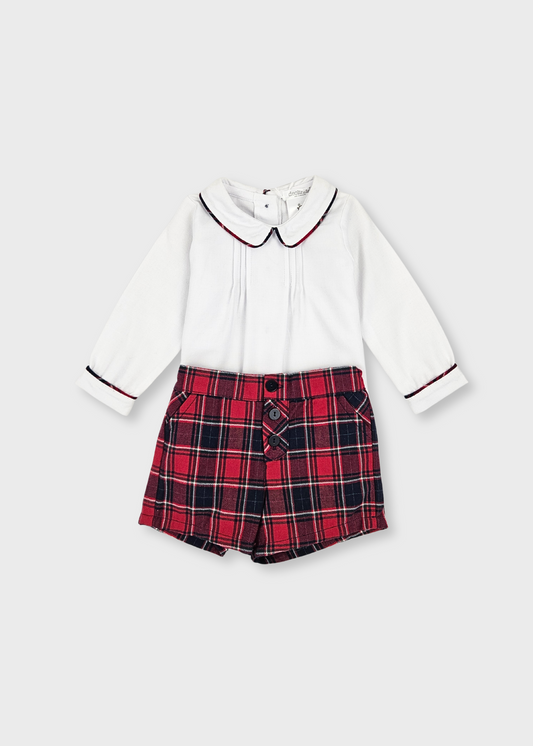 Conjunto de menino camisa e calção