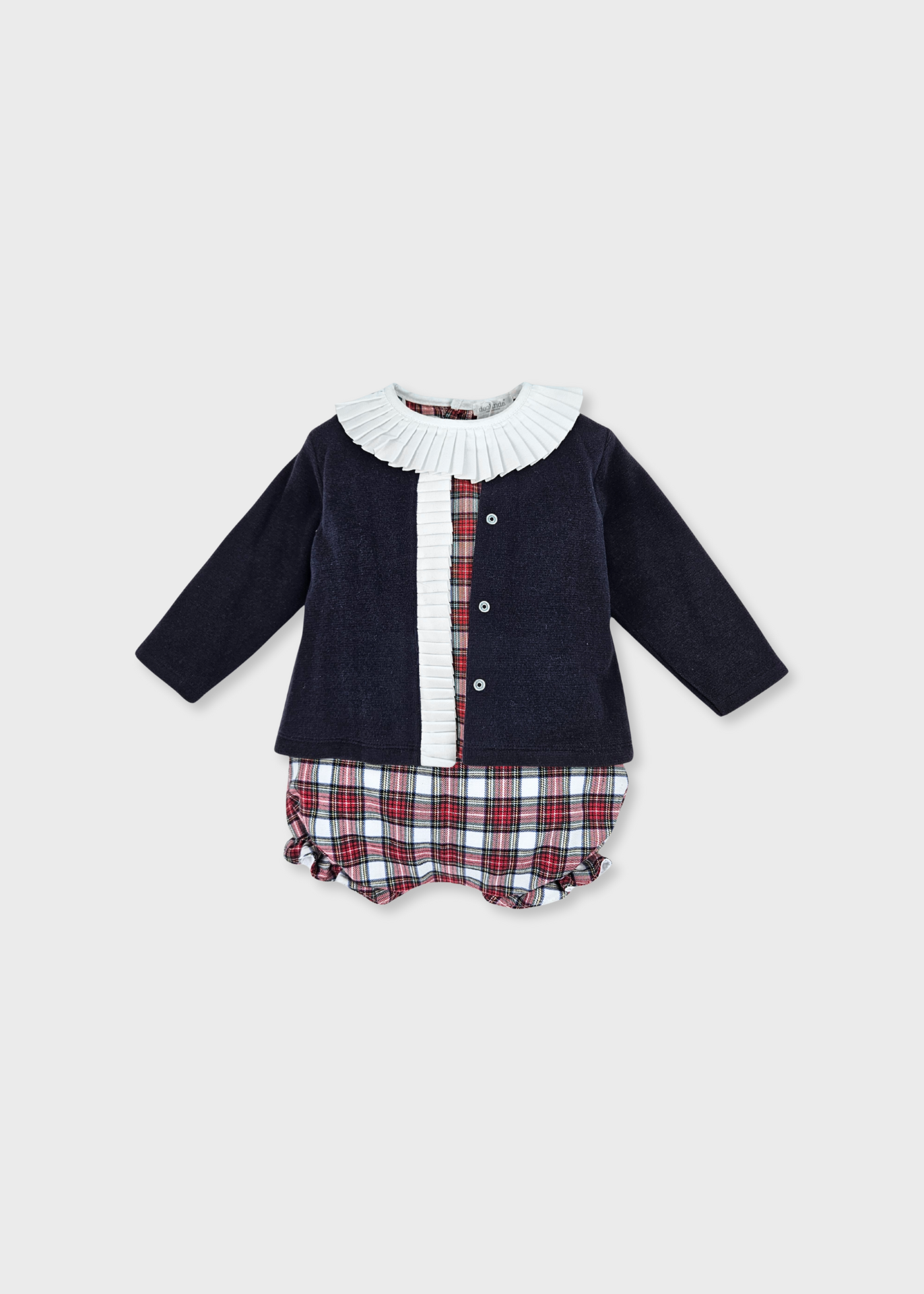 Conjunto de 3 Peças para bebé ao Xadrez