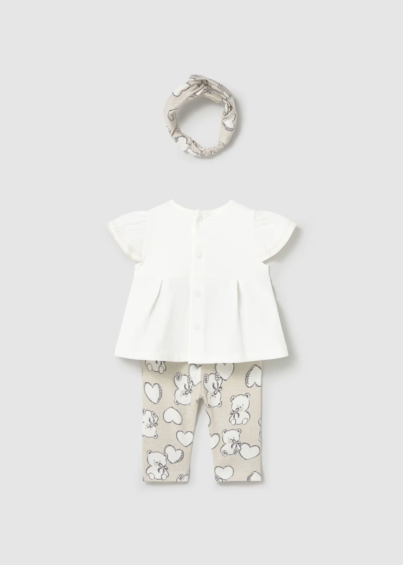 Conjunto t-shirt e calça recém nascida mayoral