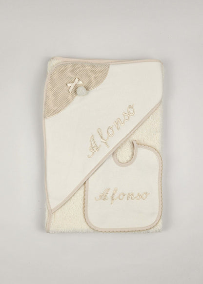 Pack Bordado toalha e babete