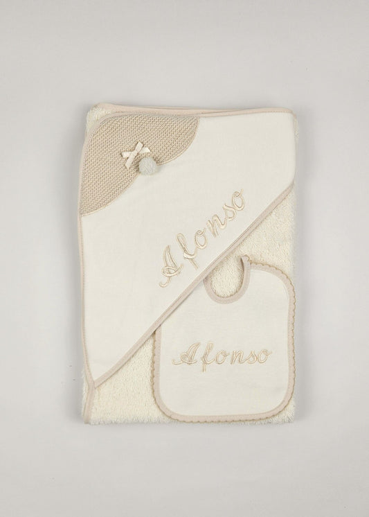 Pack Bordado toalha e babete