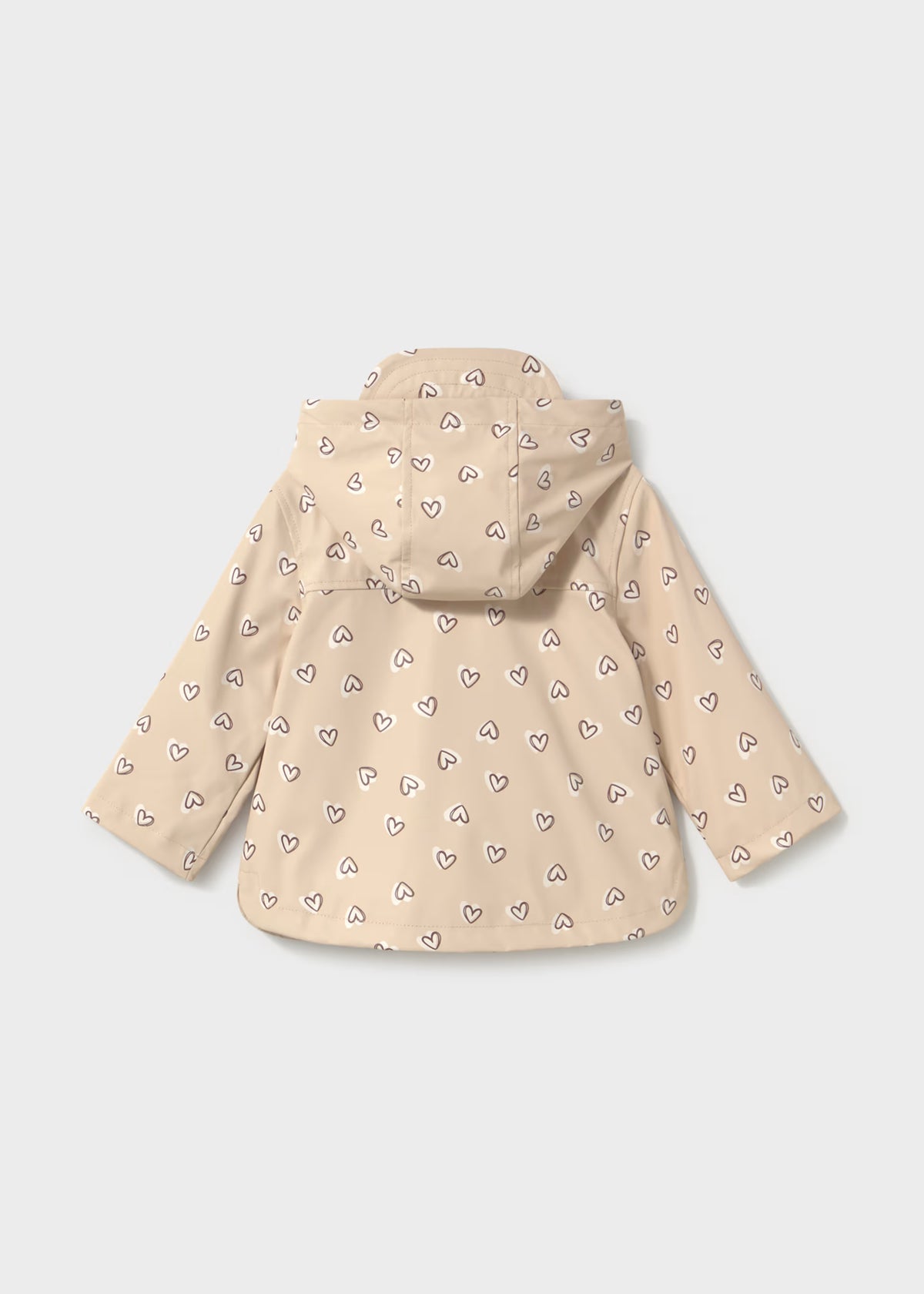 Parka castanha de menina, mayoral