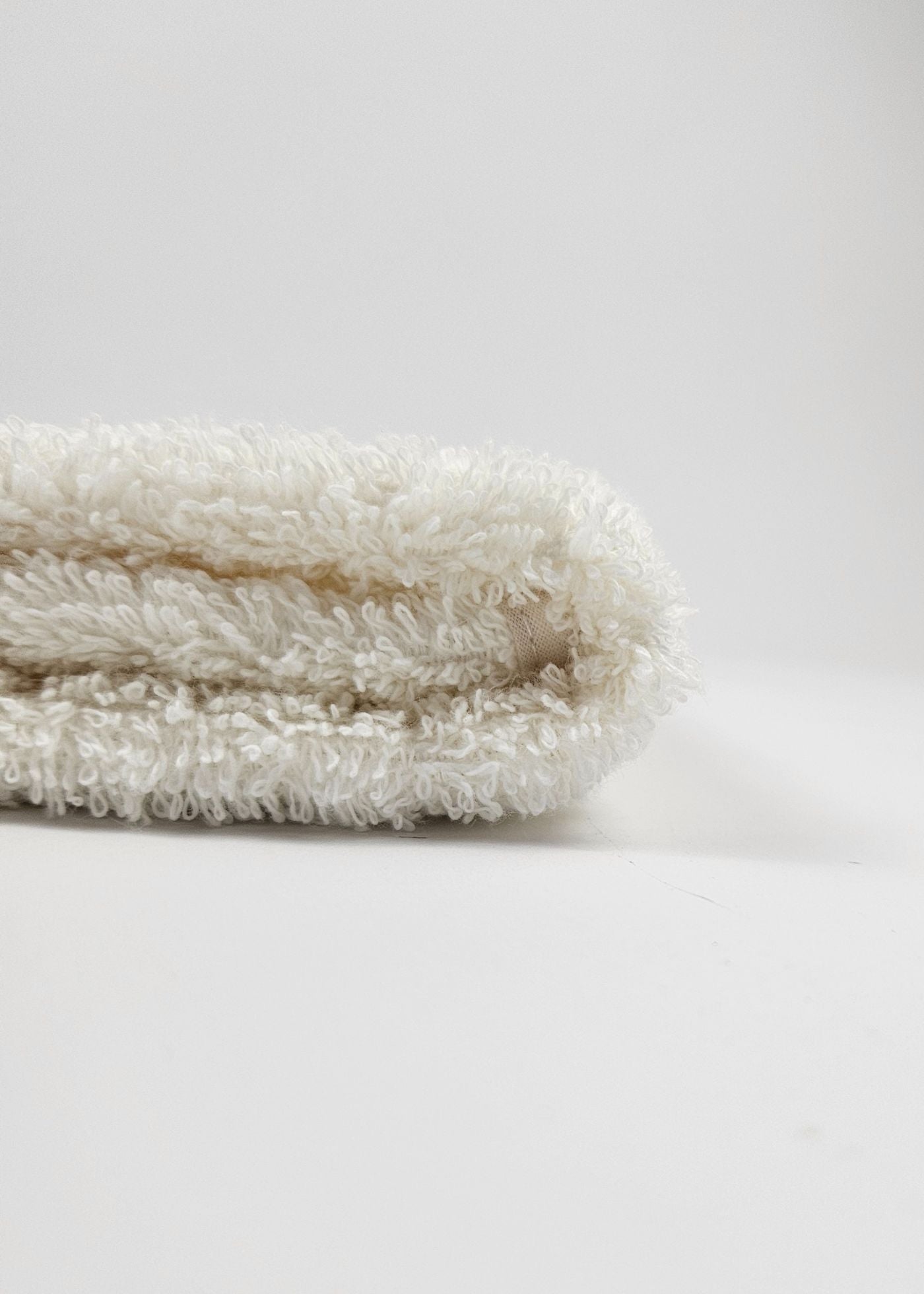 Toalha de banho de bebé em algodão, bege