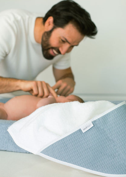 Toalha de banho avental para bebé- interbaby