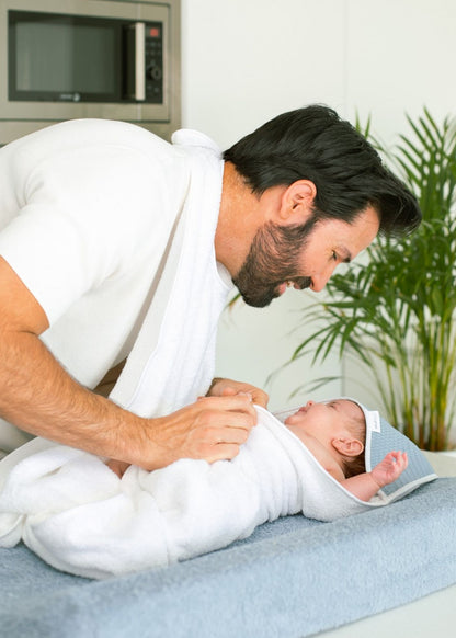 Toalha de banho avental para bebé- interbaby