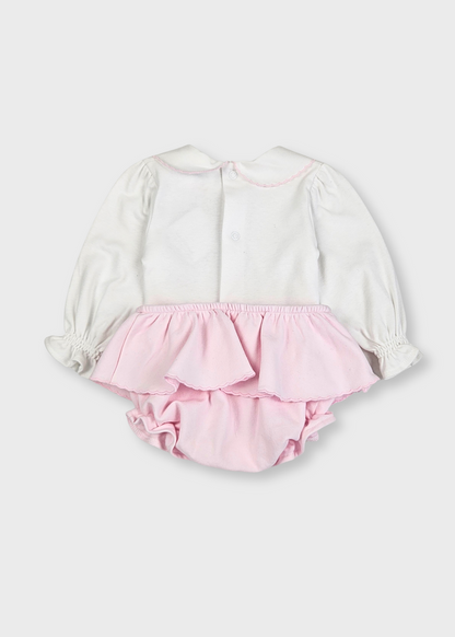 Conjunto Cardado de Camisola e Tapa Fralda