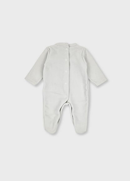 Babygrow Cinzento Cardado