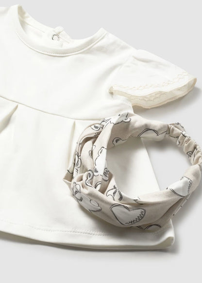 Conjunto t-shirt e calça recém nascida mayoral