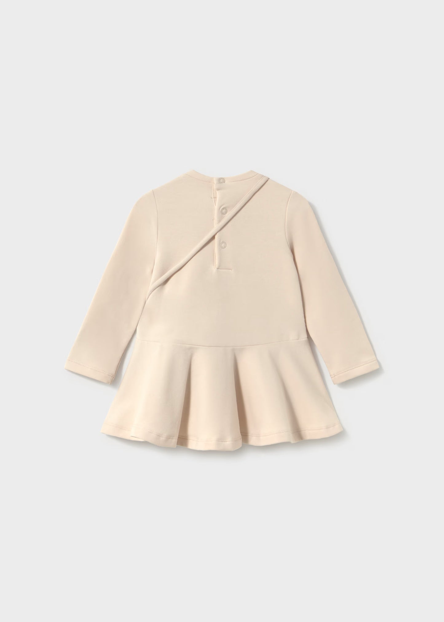 Vestido combinado com bolso ursinho, mayoral